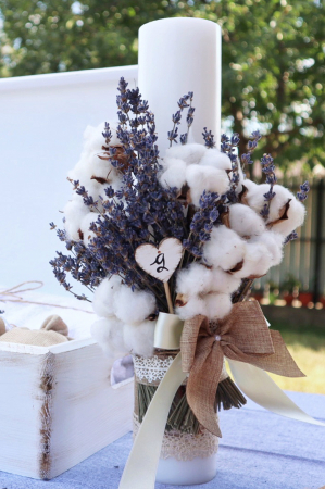 Accesorii și decor botez - Lumanare botez Gloria