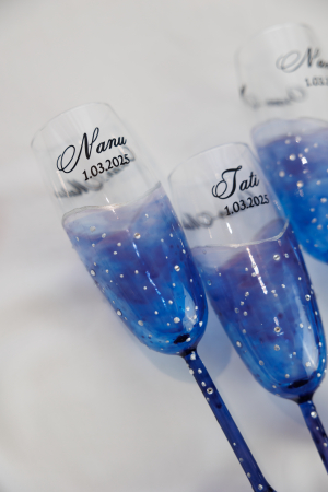 Set de 2 pahare pentru botez - Spatiul cosmic [1]