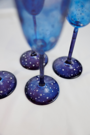 Set de 2 pahare pentru botez - Spatiul cosmic [2]