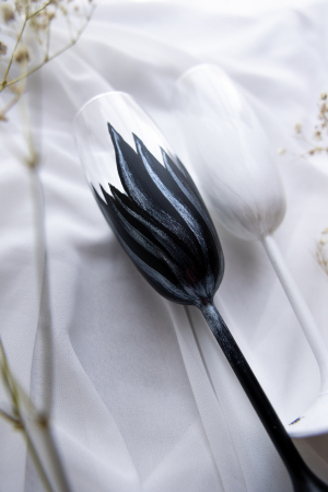 Set de 2 pahare miri pictate - Feather spark [1]