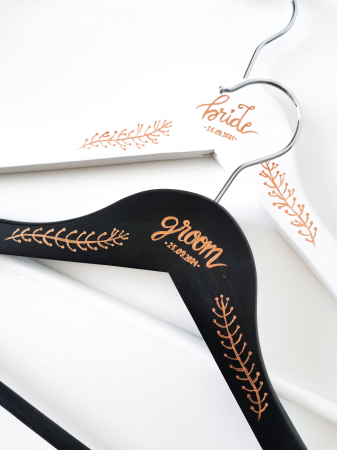 Umerașe nuntă - Set de 2 umerase pentru miri Golden Lace