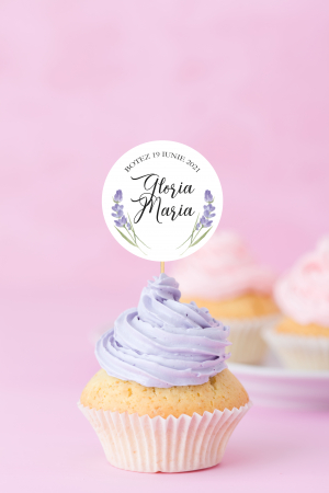 Accesorii și decor botez - Toppers candy bar Gloria