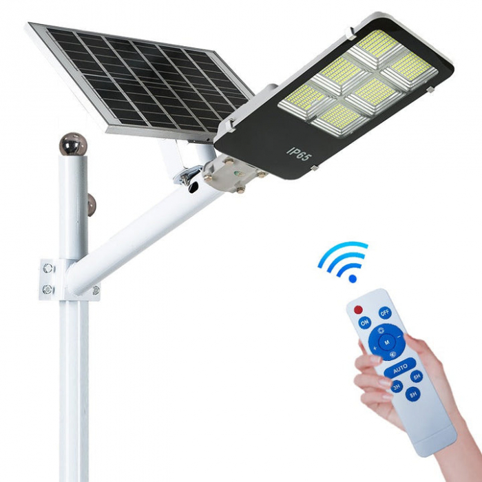 Lampa Solara Stradala - Incarcare solara Jortan 300W / 400W cu panou separat [4]