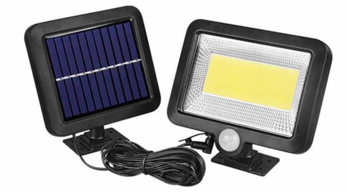 Pachet 4 x Lampa Solara 50W COB, 260 LM cu PANOU DETASABIL + CADOU Surpriza [8]