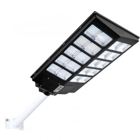 LAMPI SOLARE - Lampa Solară Dublă Jortan cu LED-uri de Ultimă Generație – 1000W, Telecomandă Inclusă și Picior Metalic
