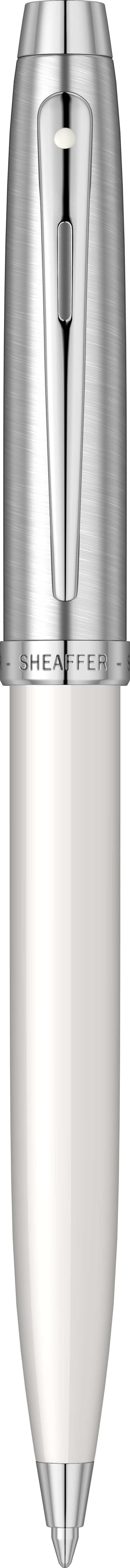 Pix Sheaffer 100 Glossy White & Brushed Chrome NT, Sheaffer [1]