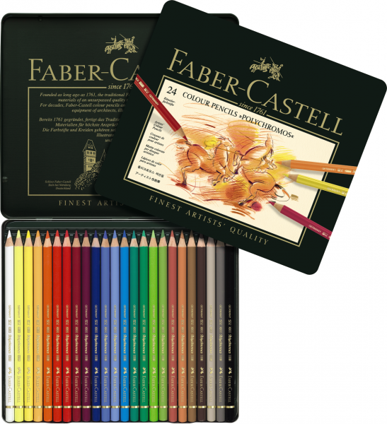Polychromos Creioane Colorate 24 Culori Faber-Castell [2]
