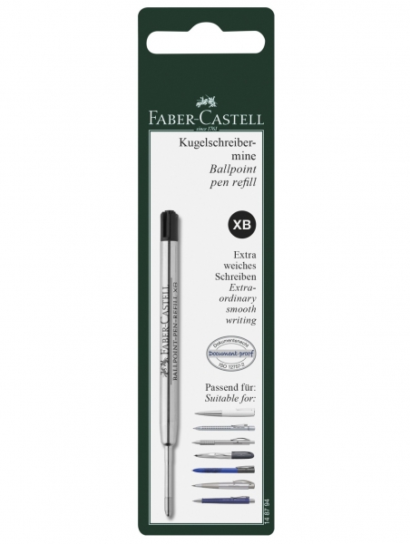 Rezerva Pix Metal Black XB, Faber-Castell [2]