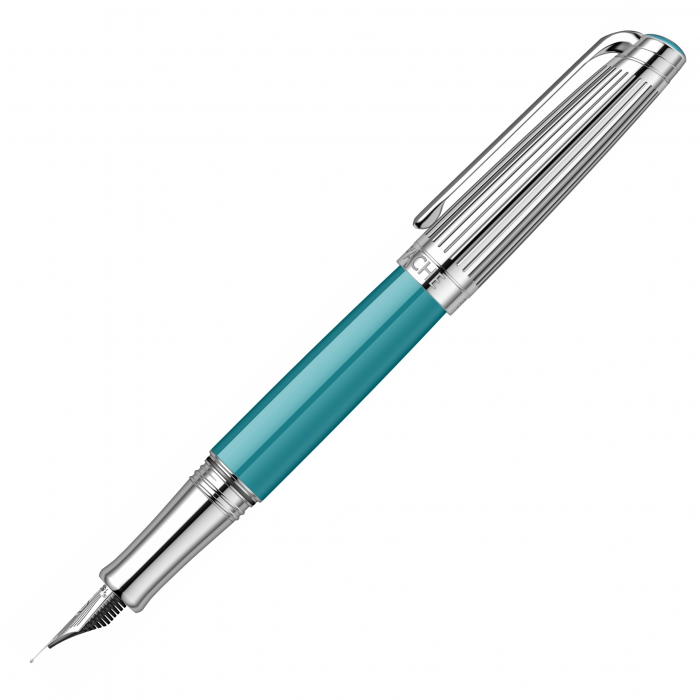 Stilou Leman Bicolor Turquoise SRT Caran d'Ache [2]