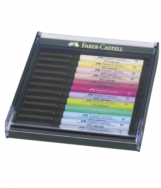 PITT ARTIST PEN PASTEL FABER-CASTELL CUTIE 12 CULORI [2]