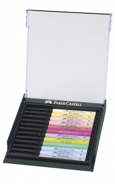 PITT ARTIST PEN PASTEL FABER-CASTELL CUTIE 12 CULORI [3]