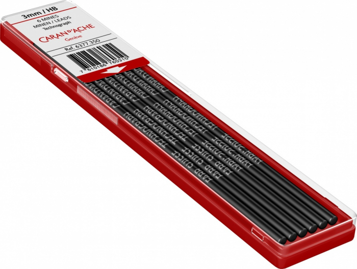 Mine creion 3 mm HB etui 6 buc Caran d'Ache [3]