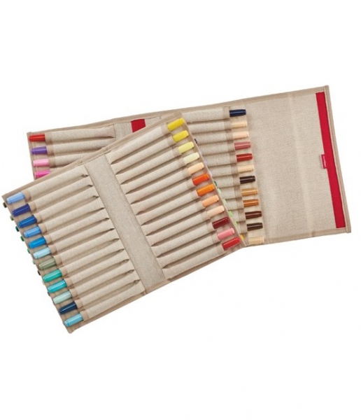 Etui Textil Sensebag Crem pt 72 Instrumente de Scris [4]