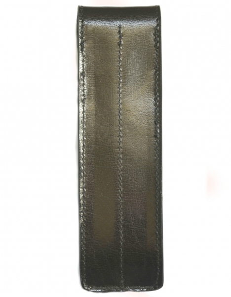 ETUI PIELE NEGRU PT 2 INSTRUMENTE DE SCRIS Carla Rossini [2]