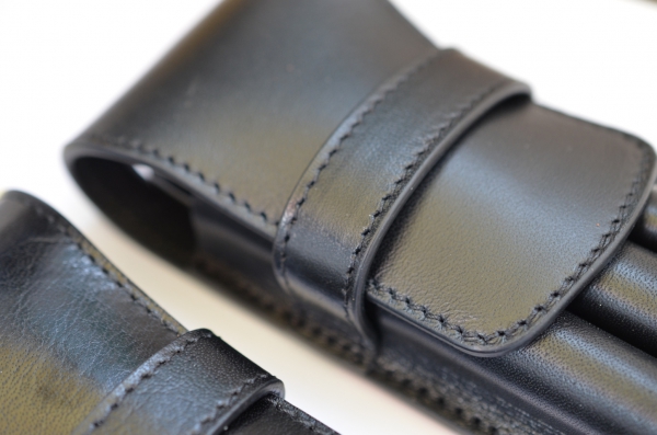 Etui Piele Negru pt. 3 Instrumende de Scris, Carla Rossini [2]