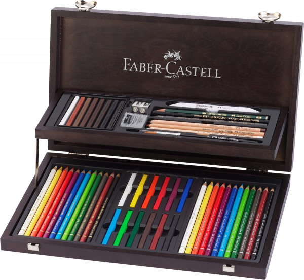 CUTIE LEMN 54 BUC ART&GRAPHIC COMPENDIUM FABER-CASTELL [2]