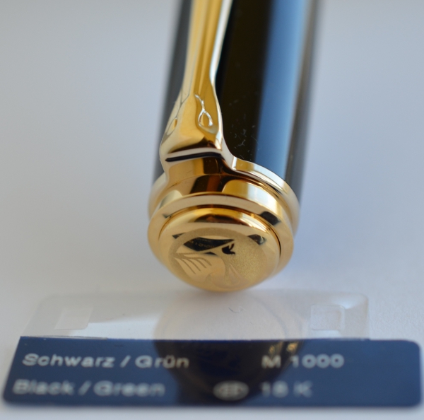 Stilou Souveran M1000 Black-Green, Pelikan [4]