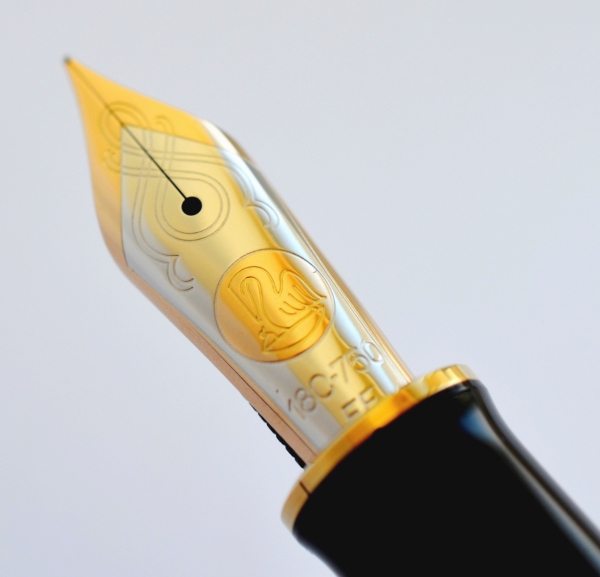 Stilou Souveran M1000 Black-Green, Pelikan [5]