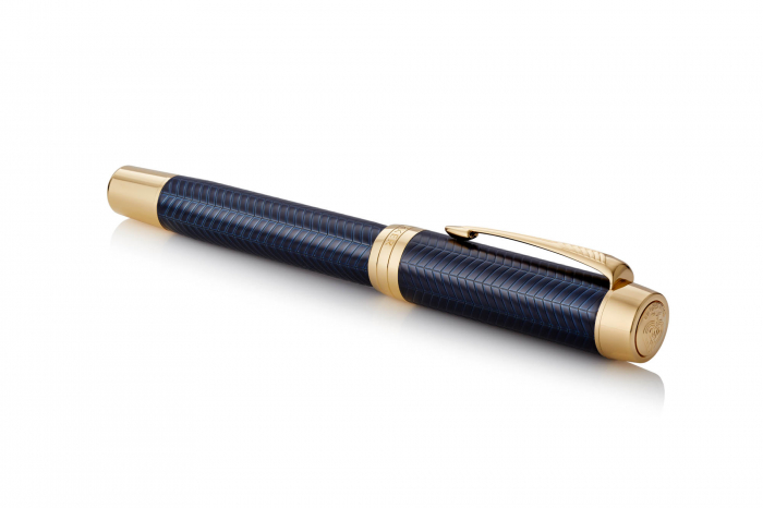 Stilou Parker Duofold Royal Centennial Prestige Blue Chevron GT [3]