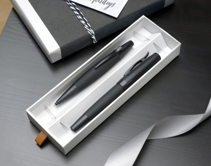 Set Stilou + Pix E-motion Pure Black in Cutie Design, Faber-Castell [5]