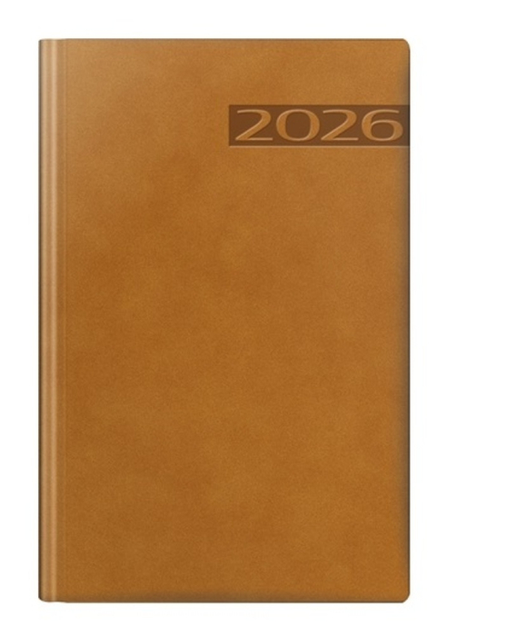 Agenda Datata 2026  A5 352 PG Premium Deluxe Teano Maro Folio Auriu, Herlitz [2]