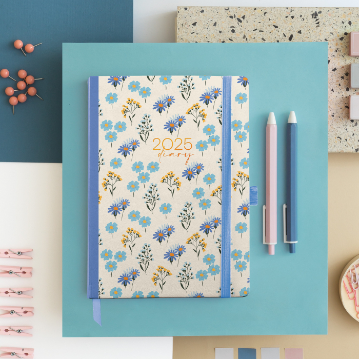 Agenda Journal 122x168 sapt oriz Daisies Sewn Natura MR25, Miquelrius [6]