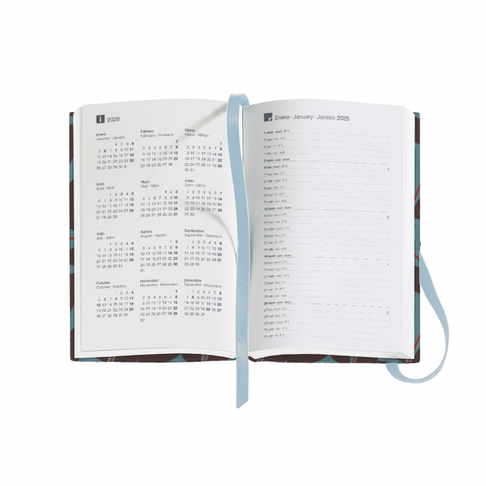 Agenda Passport 90x140 zilnica Jessica Sewn Natura MR25, Miquelrius [3]