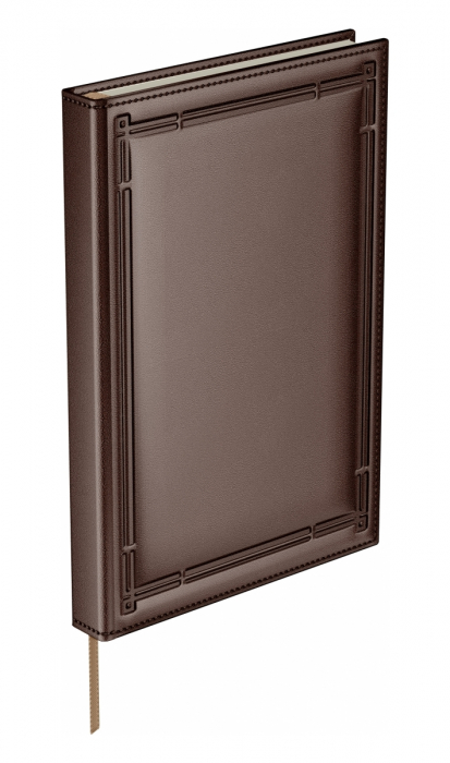 Agenda piele B5 Model A Brown, Princ Leather [3]