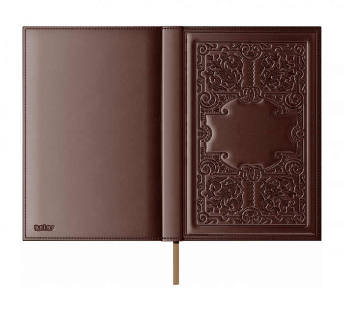 Agenda piele B5 Model B Brown, Princ Leather [3]