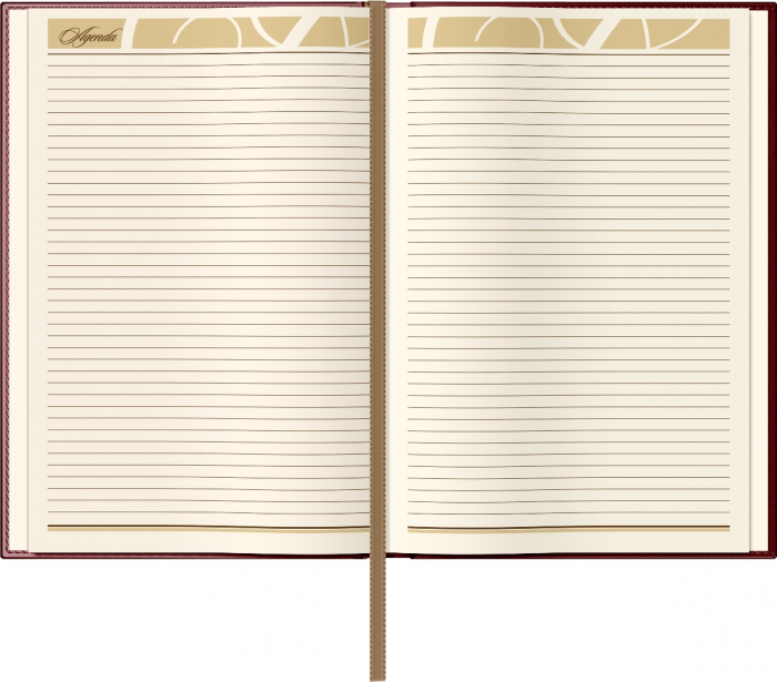 Agenda piele B5 Model C Burgundy, Princ Leather [4]