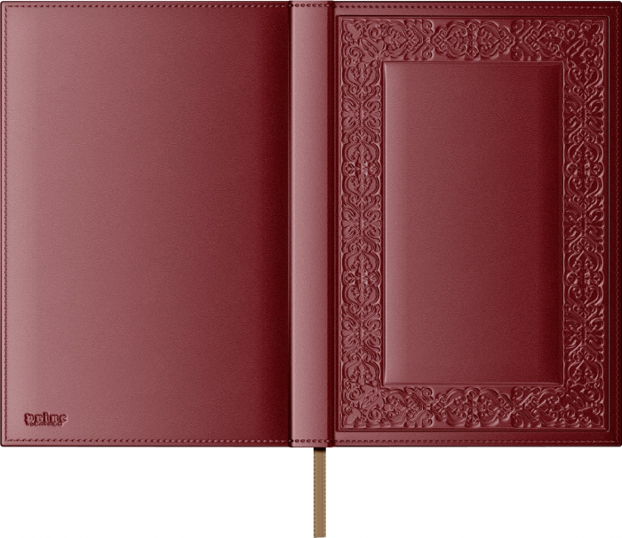 Agenda piele B5 Model C Burgundy, Princ Leather [3]