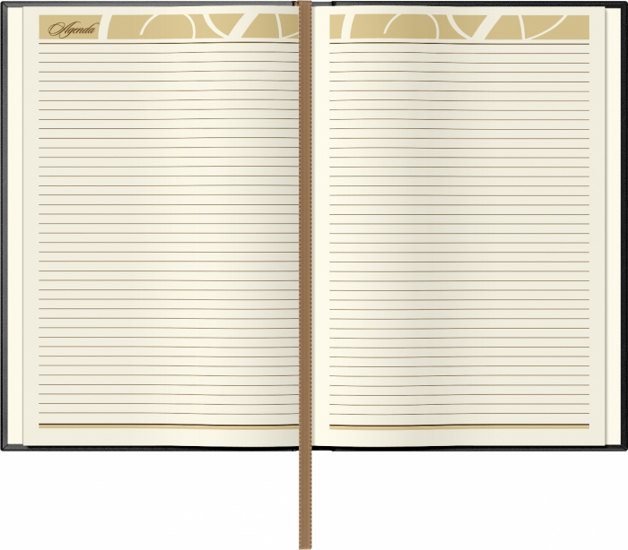 Agenda piele B5 Business Model F Black, Princ Leather [2]