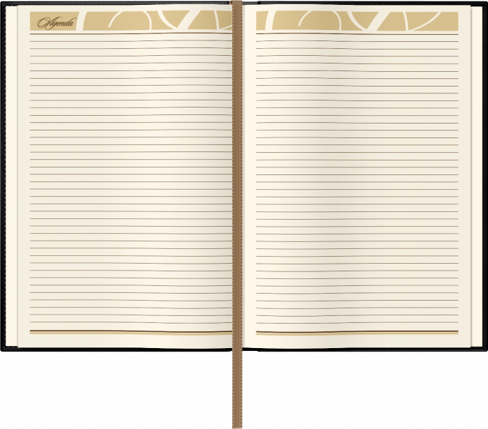Agenda piele B5 Business Model R Black, Princ Leather [6]