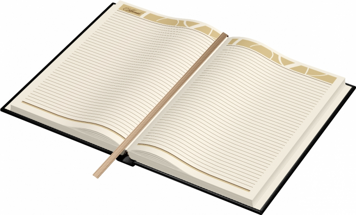 Agenda piele B5 Business Model R Black, Princ Leather [2]