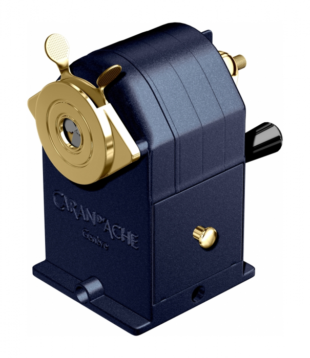Ascutitoare cu Cilindru si Manivela Metal SE Cosmic Blue Navy, Caran d'Ache [1]
