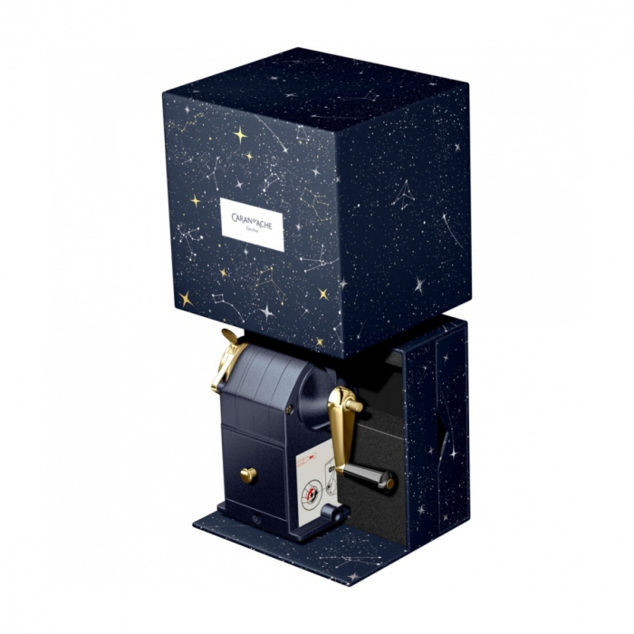 Ascutitoare cu Cilindru si Manivela Metal SE Cosmic Blue Navy, Caran d'Ache [10]