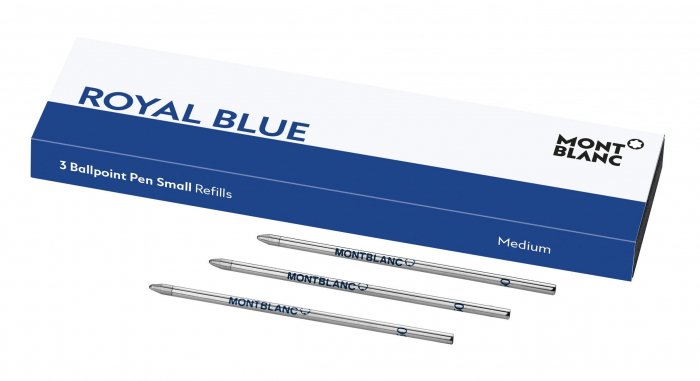 Ballpoint Pen Small Refills Royal BLUE MONTBLANC set 3 buc [1]