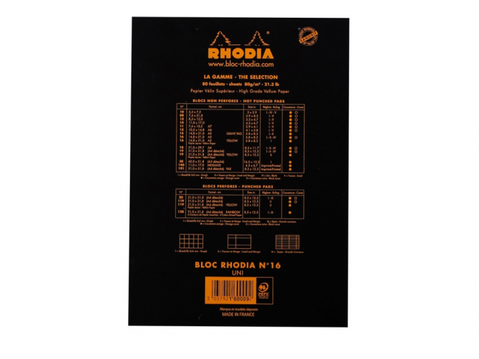 Blocnotes N°16 A5 velin capsat, Rhodia [3]
