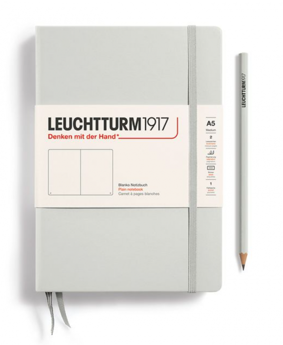 Caiet A5 Coperta Rigida Light Grey, Leuchtturm1917 [1]