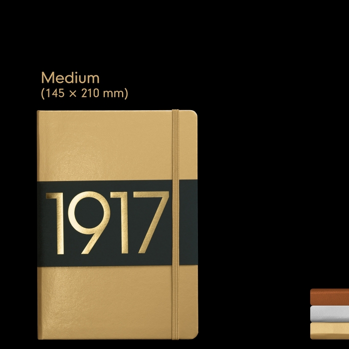 Caiet A5 Coperta Rigida Auriu, Leuchtturm1917 [2]