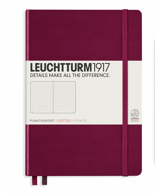Caiet A5 Coperta Rigida Bordeaux, Leuchtturm1917 [4]