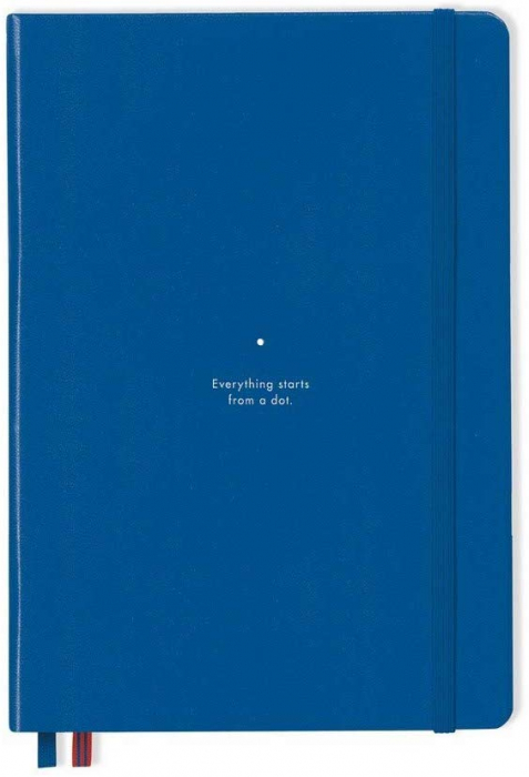 CAIET A5 PUNCTAT COP. RIGIDA ALBASTRU ROYAL BAUHAUS LEUCHTTURM [4]