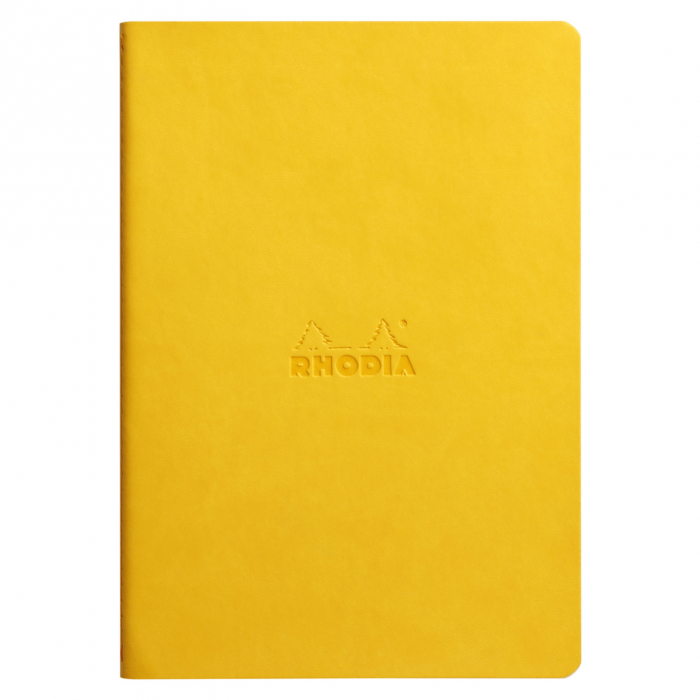 Caiet A5 Rhodia Rhodiarama Sewn Spine Daffodil Yellow, Punctat [1]