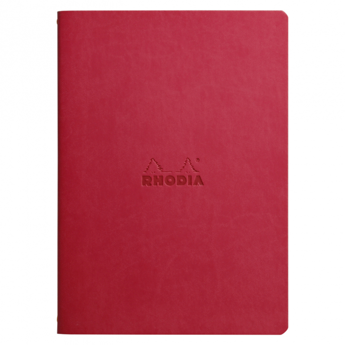 Caiet A5 Rhodia Rhodiarama Sewn Spine Poppy, Punctat [1]