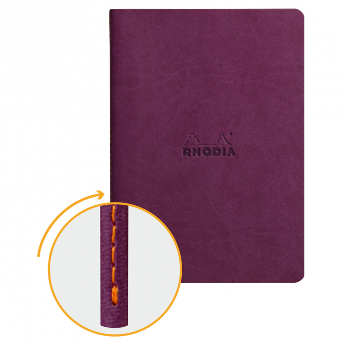Caiet A5 Rhodia Sewn Purple dictando 64 pag [2]