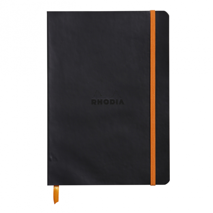 Caiet A5 Rhodia softcover Black dot, 160 pag [1]