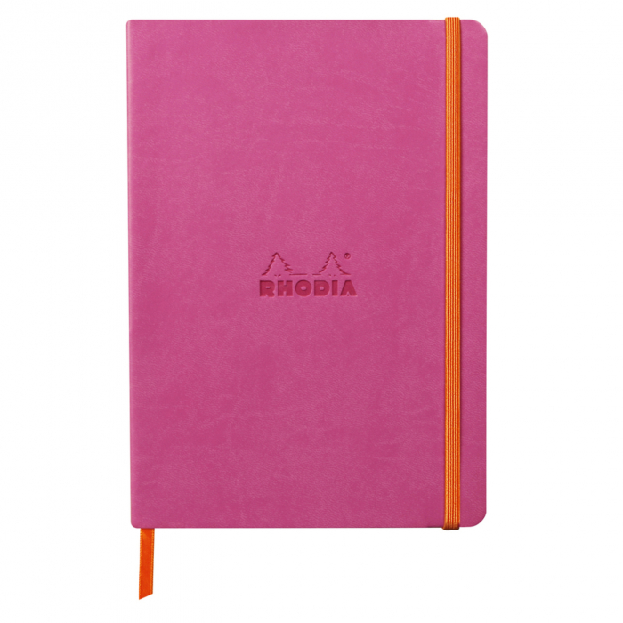 Caiet A5 Rhodia softcover Fuchsia dictando, 160 pag [1]