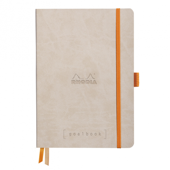 Caiet A5 Rhodia softcover Goalbook Beige dot, 240 pag [1]