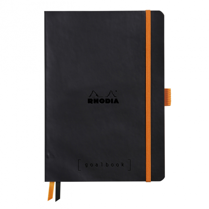 Caiet A5 Rhodia softcover Goalbook Black dot, 240 pag [1]