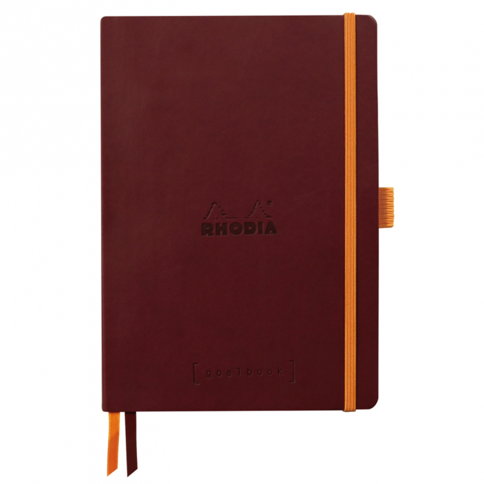 Caiet A5 Rhodia softcover Goalbook Burgundy dot, 240 pag [1]
